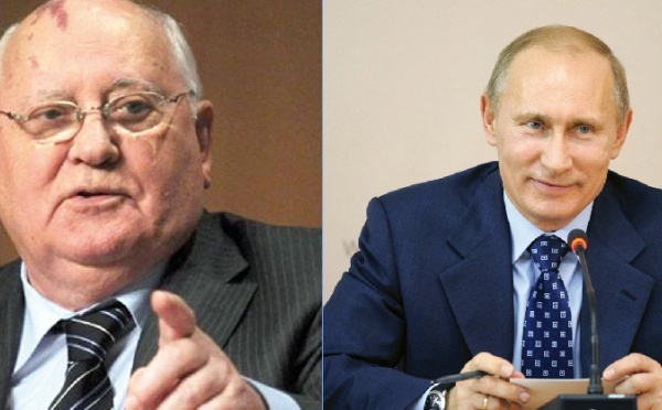 Devant la contestation des Russes : Gorbatchev conseille à Poutine de partir