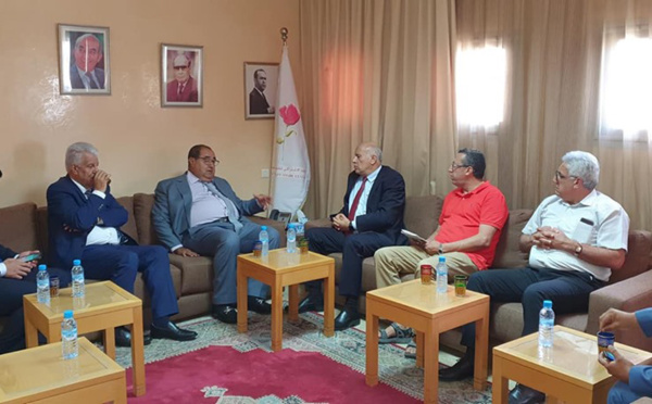 Driss Lachguar reçoit le ministre espagnol de l’Equipement,  du Transport, de la Logistique et des Infrastructures