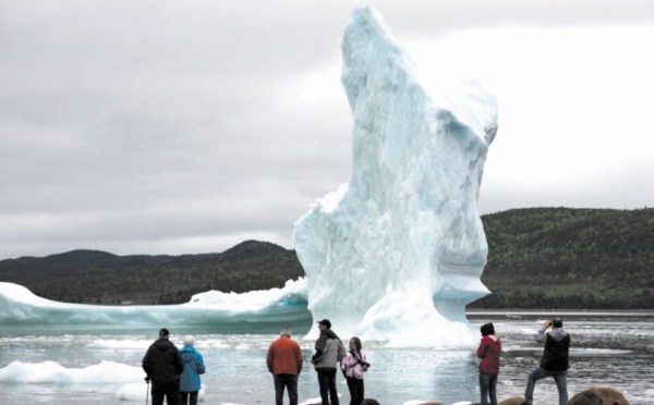 Au Canada, les touristes se bousculent dans le "couloir des icebergs"