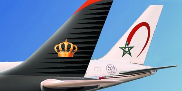 RAM et RJ partagent des codes sur la ligne Casablanca-Amman