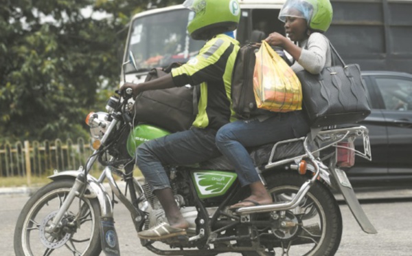 Les applications mobiles de taxi-moto pour venir à bout des embouteillages de Lagos