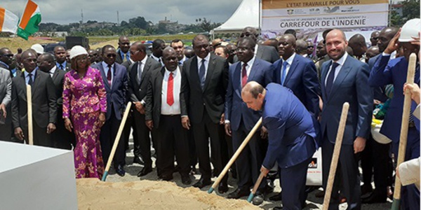 Les travaux d’aménagement du Carrefour de l'Indénié confiés au Marocain SGTM