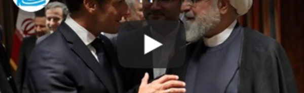 Macron appelle Rohani à renouer le dialogue avec les Américains, en marge de l'AG de l'ONU