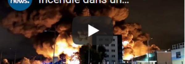 Incendie dans une usine classée Seveso de Rouen