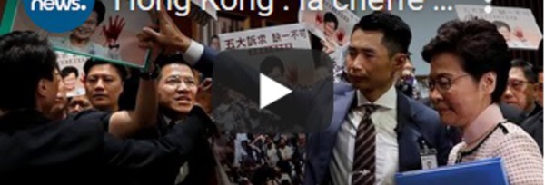 Hong Kong : la cheffe de l'exécutif empêchée de s'exprimer au Parlement