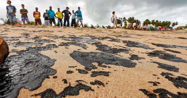 Une des plus belles plages du Brésil souillée par le pétrole