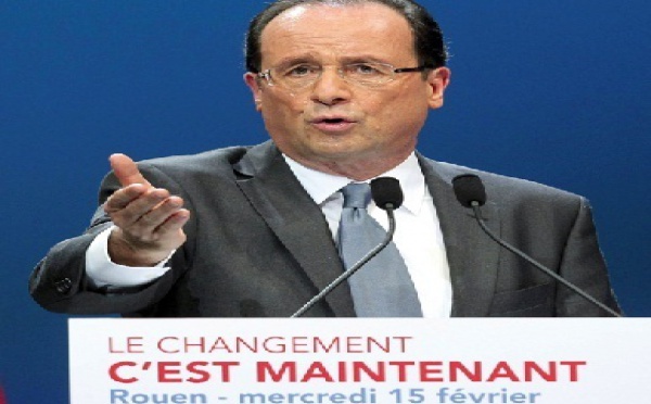 Présidentielles françaises : Hollande se présente comme le président de la sortie de crise