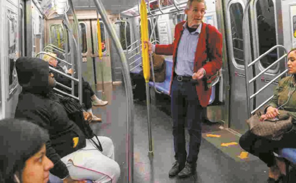 L'homme qui prêchait pour le climat dans le métro new-yorkais