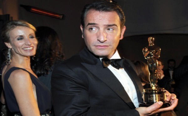 L’acteur français et «The Artist» raflent cinq Oscars : Jean Dujardin aux anges