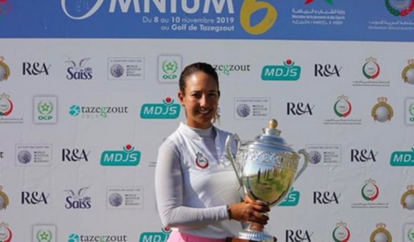 Maha Haddioui remporte le tournoi Omnium VI de golf