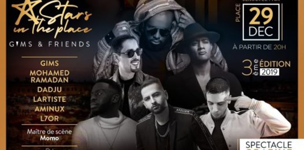 ​L’artiste, Mohamed Ramadan et Maitre Gims à Marrakech pour la 3ème édition de Stars in The Place