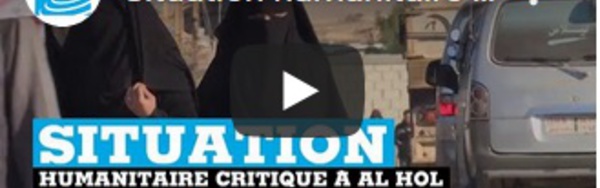 Situation humanitaire critique dans le camp d'Al Hol en Syrie