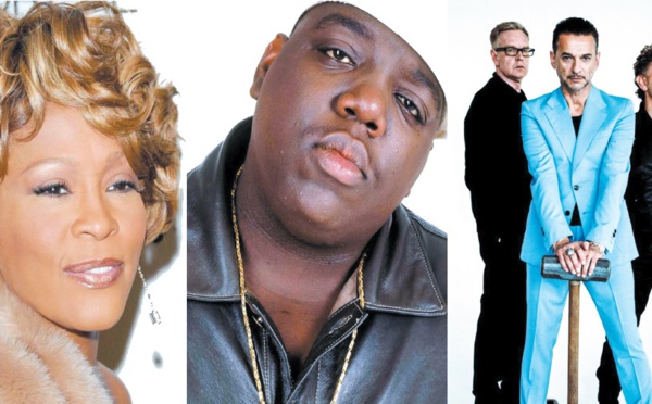 Whitney Houston, Notorious B.I.G, Depeche Mode . entrent au panthéon du rock