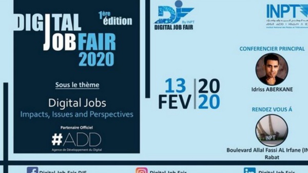 “Digital Job Fair”, une manifestation destinée à accompagner l'essor des métiers du digital