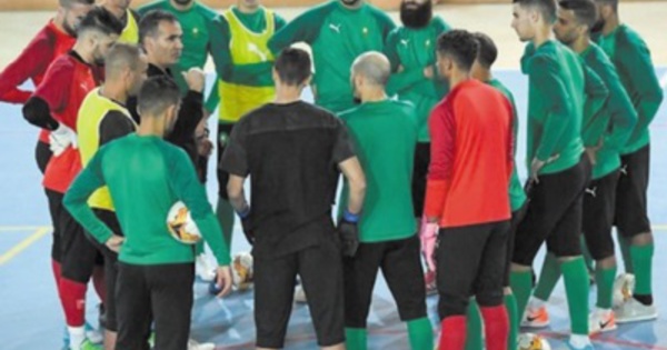 Cérémonie en l'honneur de l’EN de futsal