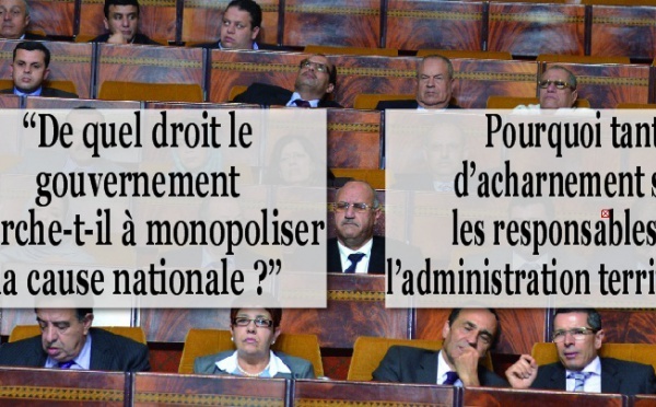 “De quel droit le gouvernement cherche-t-il à monopoliser la cause nationale ?”