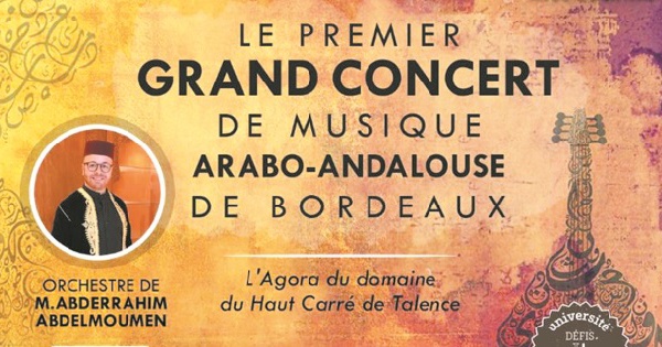 Grand concert de musique arabo-andalouse à Bordeaux