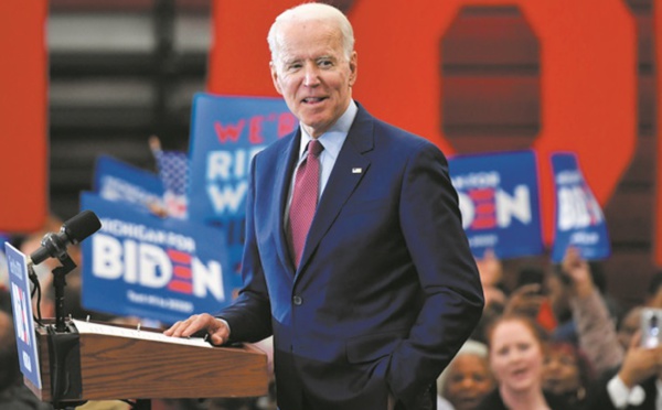 Joe Biden, improbable archi-favori de la primaire démocrate