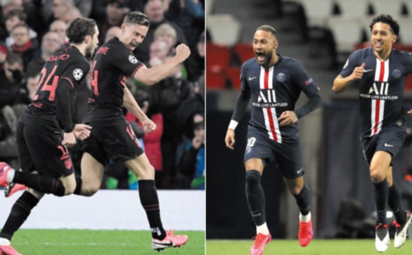 La campagne se poursuit pour le PSG et l’Atletico