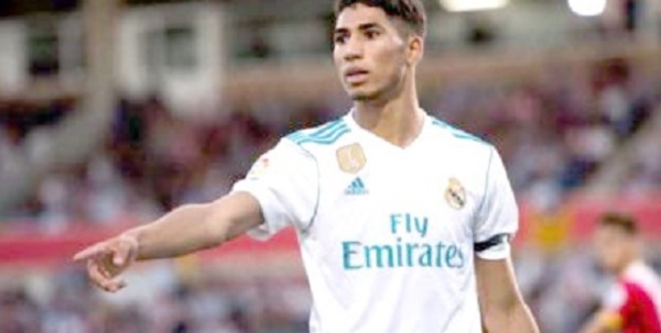 Hakimi au Real Madrid jusqu'en 2023