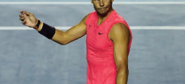 Rafael Nadal : Il me semble difficile qu'un grand tournoi puisse être joué à court ou moyen terme