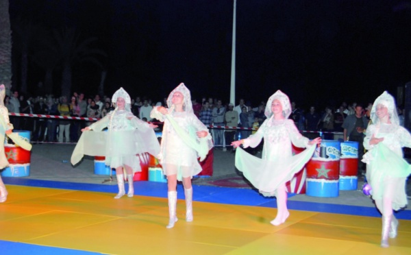 Agadir: Spectacle de danse du groupe russe Estrea