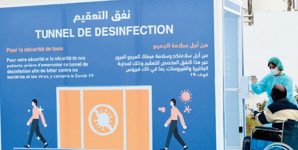 Interdiction des passages de désinfection des personnes