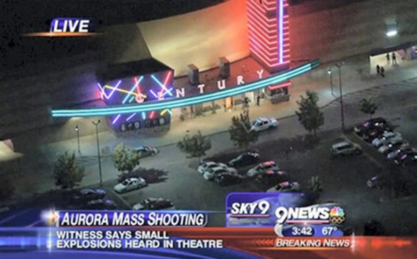 Etats-Unis: 14 morts et 50 blessés dans une fusillade  à Denver