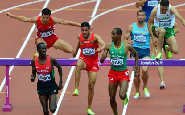 Brahim Taleb et Hamid Ezzine en finale du 3000 m steeple des J.O  dimanche 20h45 TU