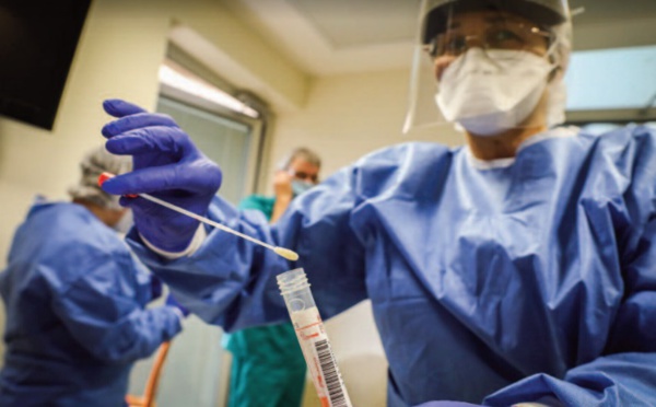 Une courbe épidémique qui donne du tournis