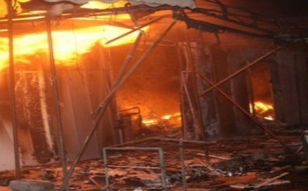  Incendie du souk de Chtaiba à Settat,