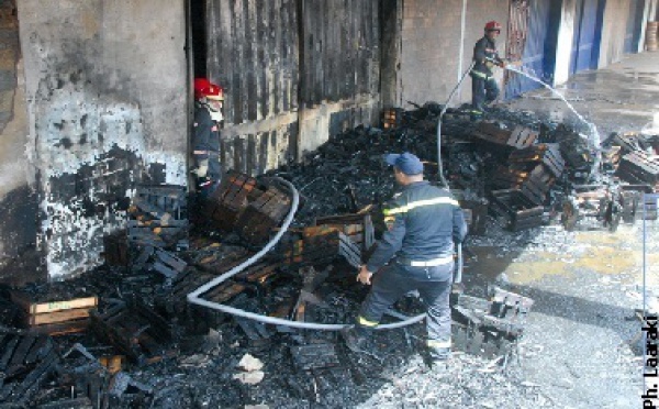 Casablanca : Incendie au marché de gros