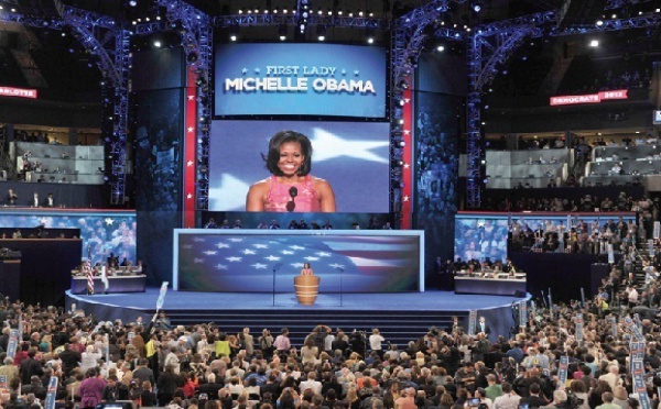 Présidentielle américaine : Michelle Obama bat le rappel pour son mari