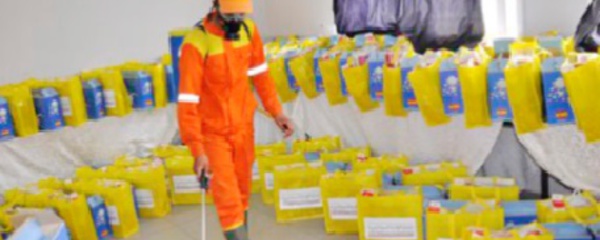Distribution de kits alimentaires et d'hygiène à Khénifra