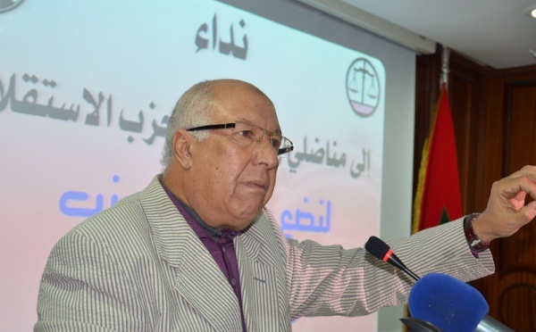 Sans exclure son éventuelle candidature à la tête de l’Istiqlal : El Khalifa en appelle au retrait de Chabat et El Fassi et demande le report du conseil national