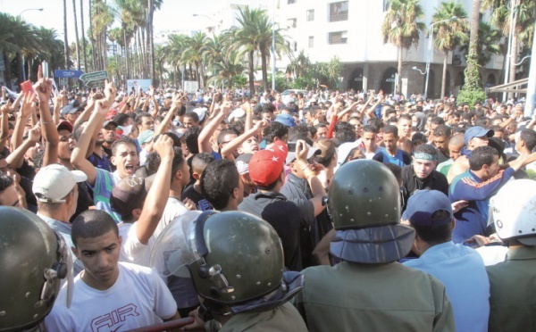 Mobilisés via Facebook, des jeunes dénoncent «L'innocence des musulmans» : Des incidents émaillent la manifestation de Casablanca