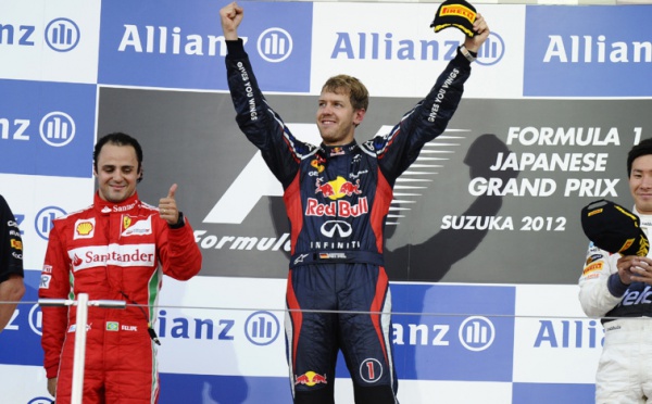 Formule 1: Sebastien Vettel remporte le Grand Prix du Japon