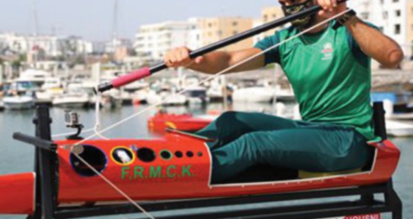 Le kayak immobile, une invention marocaine en plein confinement