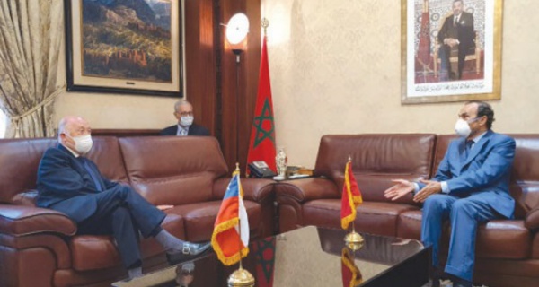 Habib El Malki reçoit l'ambassadeur du Chili au terme de sa mission au Maroc