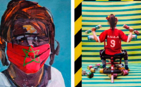​“L’art pour  l’espoir”,  ou quand la  pandémie se  transforme en source d’inspiration