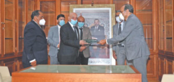 ​Le président de la Chambre des représentants s’entretient avec son homologue libyen