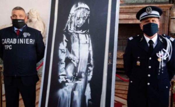 ​Du Bataclan  à l’Italie,  l’enquête  qui a mené  les policiers  au Banksy volé