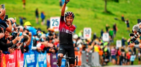 ​Bernal frappe fort à moins  d'un mois du Tour