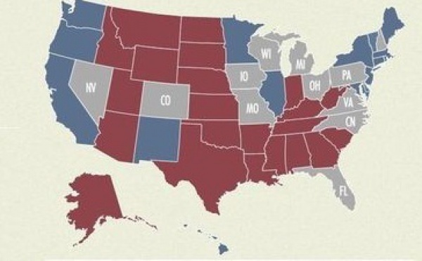 "Swing States" : Ces Etats qui détermineront l'issue de la présidentielle américaine