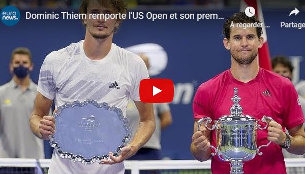 Dominic Thiem remporte l'US Open et son premier titre du Grand Chelem