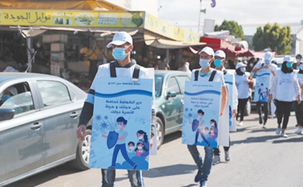 Campagnes de sensibilisation aux dangers du Covid-19 à Ain Chock et Sidi Moumen