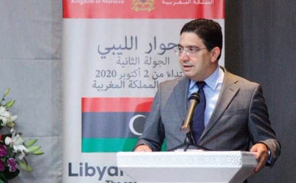 Nasser Bourita : S.M le Roi veille à soutenir le dialogue inter-libyen sans imposer de solutions