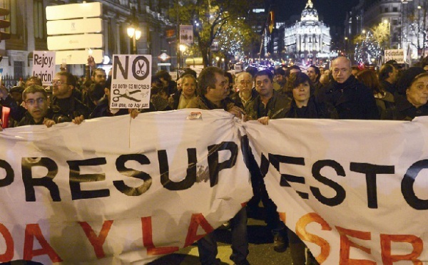 Espagne : Le budget de rigueur 2013 voté dans un lourd climat social