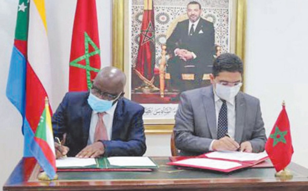 Cinq accords maroco-comoriens signés à Rabat