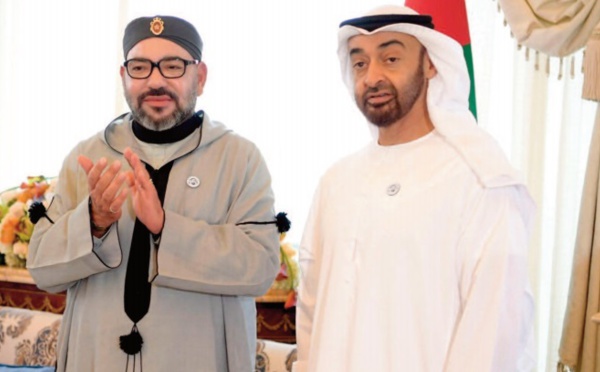 Entretien téléphonique entre S.M le Roi et Cheikh Mohammed Bin Zayed Al-Nahyane